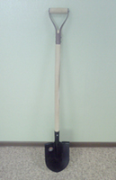 Лопата штыковая остроконечная ЛКО с черенком и метал. V-образной ручкой (40х1000 мм)
